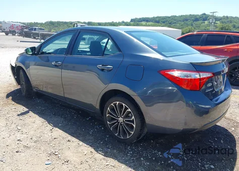 2015 Toyota Corolla S Plus from USA, damaged, VIN 5YFBURHE1FP281919